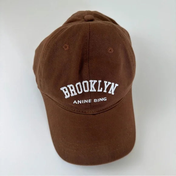Brooklyn Anine Bing Brown Baseball Cap - Picture 2 of 4